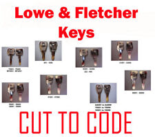 2 x Replacement Lowe & Fletcher Keys Cut to Code - FREE P&P