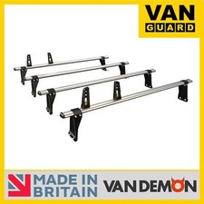 Van Guard ULTI Bar 4 Bar Roof Rack + Load Stops for Ford Transit (MK6/MK7 00-14)