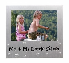 Me and My Little Sister Photo Picture Frame Birthday Christmas Sibling Gift Idea