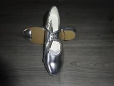 SILVER PU TAP DANCE SHOES TOE