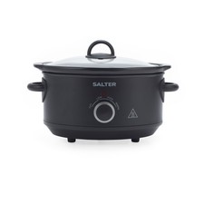 Salter Kuro 3.5L Slow Cooker 3 Heat Settings/Keep Warm for Family Cooking 200W