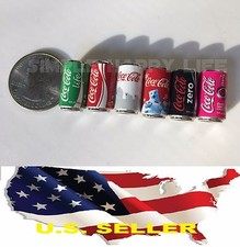 1/6 6 x cans of Coke Coca-Cola for Hot toys Kumik Phicen stage property ❶USA❶