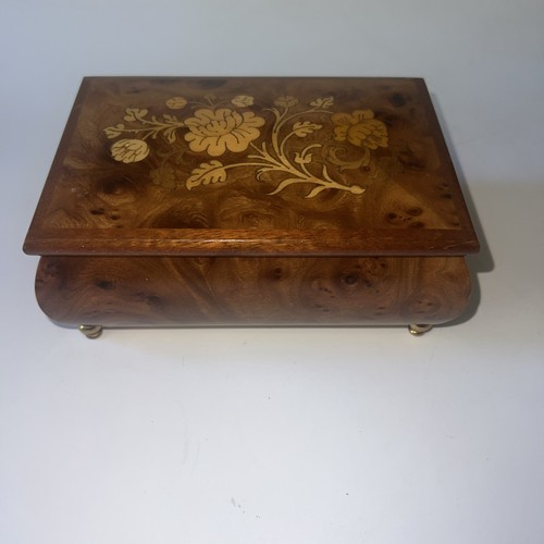 Italian musical jewellery box - italian,