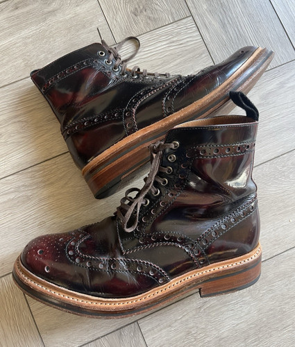 Men grenson burgundy - grenson,