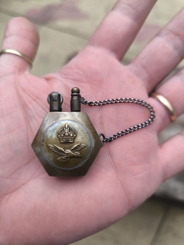 Ww2 raf trench art cigarette - raf,