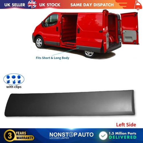 Left door side trim - left,