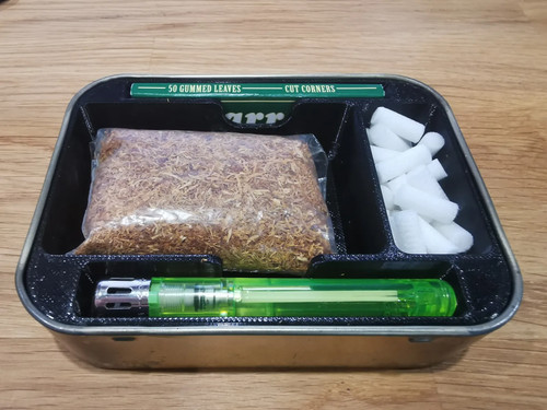 Tobacco tin organizer divider - tobacco,