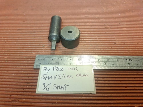 Fly press tool 5mm 2mm - press, 2.2mm