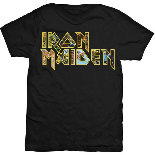 Iron maiden eddie logo black - maiden, logo'
