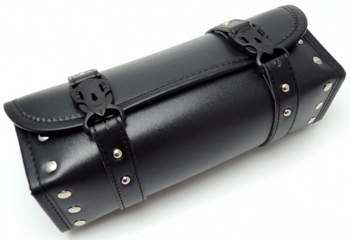 Faux leather bag for fork - leather,