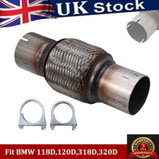 Fit BMW 118D,120D,318D,320D Exhaust Flexi Flex Repair DPF, Catalyst Stainless