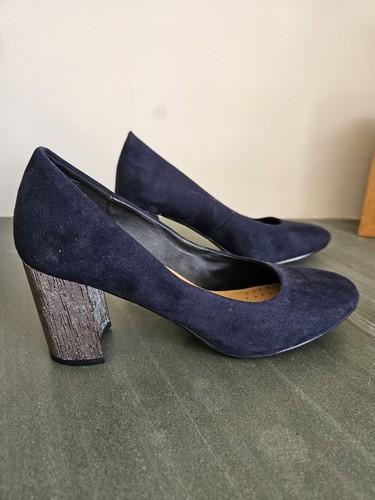 Navy court shoes - navy,