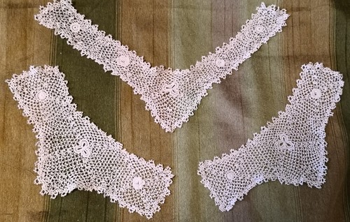 Antique crochet lace - lace, neckline