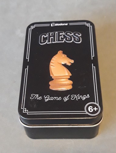 Travel chess set metal box - travel,
