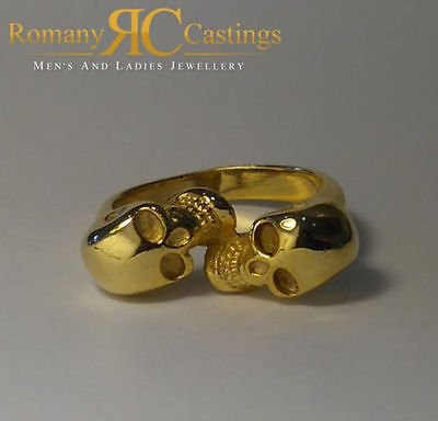 Polished double skull - skull,