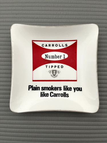 Carrolls vintage ashtray - vintage,