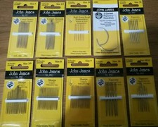 John James Hand Sewing Needles - All Styles Sizes -Sewing Craft Tapestry Beading