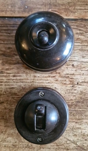 Crabtree bakelite and china - bakelite,