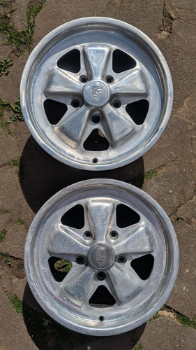 Pair two polished porsche - pair, /