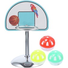  4 Pcs Parrot Toys Medium Parrots Mini Basketball Bird Play Stand