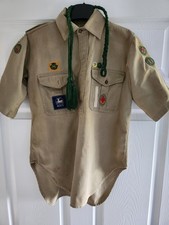 Genuine Scout Shirt With Badges And All Round Cords