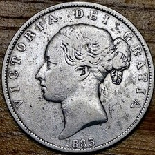 1883 Queen Victoria Young Head