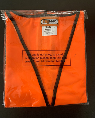 Hymac safety vis orange - hymac, hi-vis
