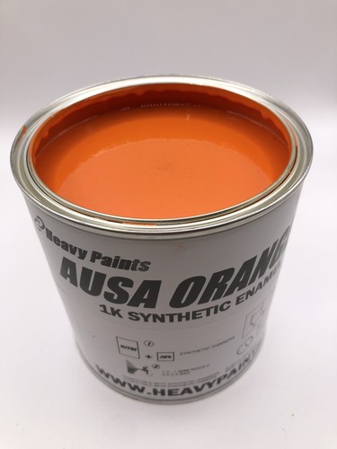 Ausa dump truck orange - dump, paint