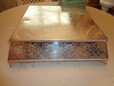 Vintage Silver Plated Square