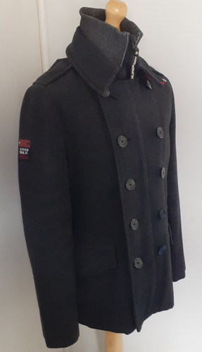 Superdry peacoat naval - peacoat,
