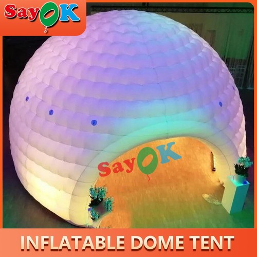 Giant led inflatable dome tent - inflatable,