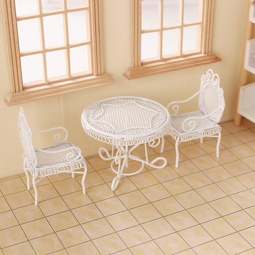 3pc dolls house miniatures - house,