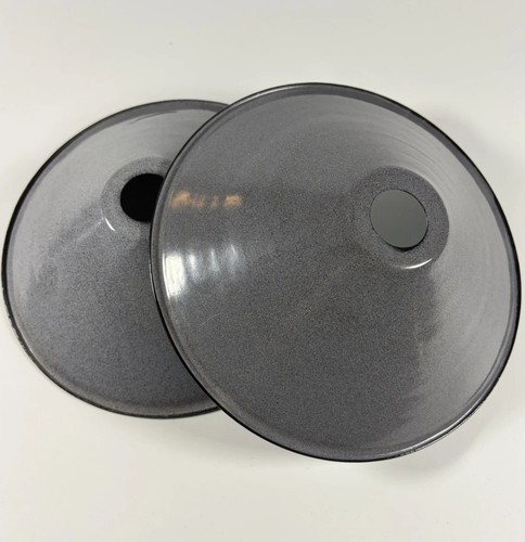 Pair vintage grey white - &,