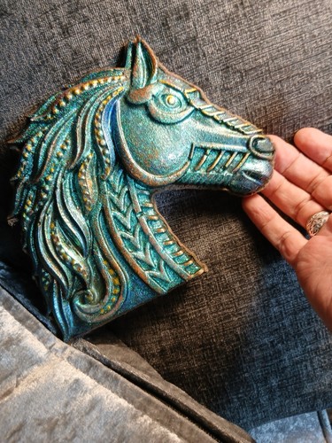 Horse head plaque - horse,