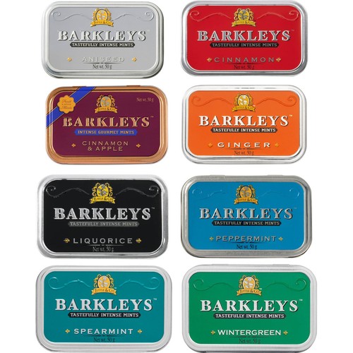 Barkleys intense mints - 50g, tin