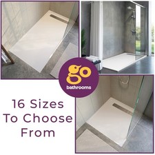 White Slimline Shower Tray