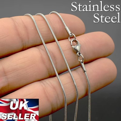 Stainless steel silver snake - stainless,