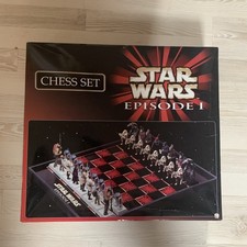 Star Wars Episode 1 Chess Set Complete Boxed  COLLECTABLE