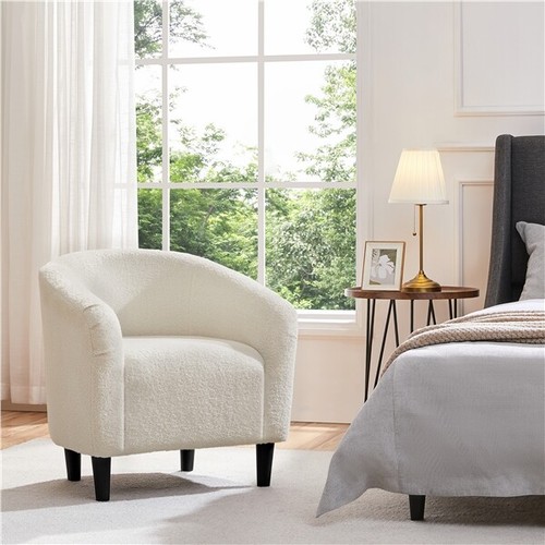 Tub chair armchair boucle club - chair,