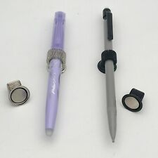 Pen Holder Fridge Magnet Super Strong Magnetic - BLACK or SILVER - Buy 1 To 10 