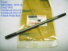 Yamaha YZ250 YZ360 LS2 RD125 YAS3 Clutch Push Rod NOS TA125 AS3 OEM 307-16357-00