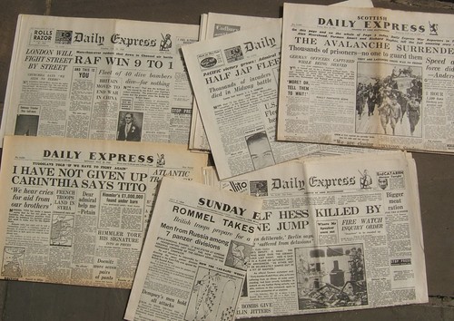 Ww2 express newspapers home - express,