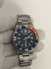 Men's Seiko 5M62-0A10 Pepsi Kinetic Divers Watch - 100m