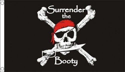 Pirate flag 3 surrender - pirate, x