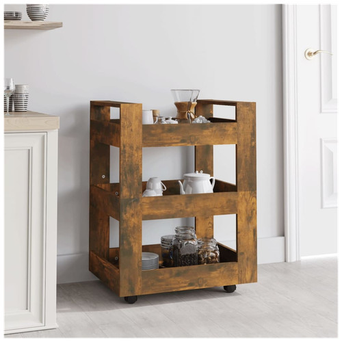 Kitchen trolley smoked oak - kitchen,