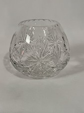 Edinburgh Crystal Star Of Edinburgh Flower Posy Vase, 780g, Signed