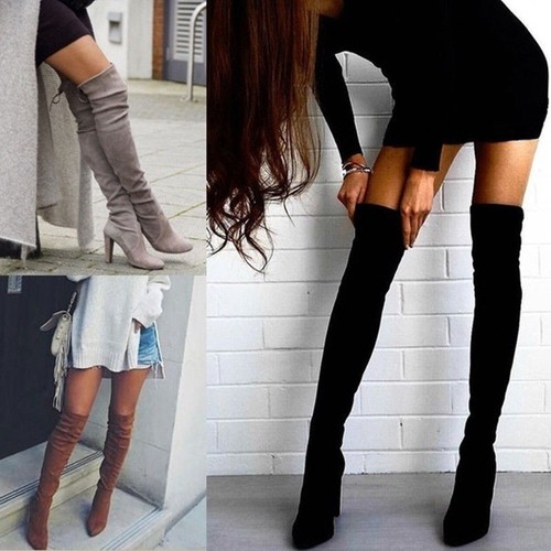 Womens ladies thigh high - womens,