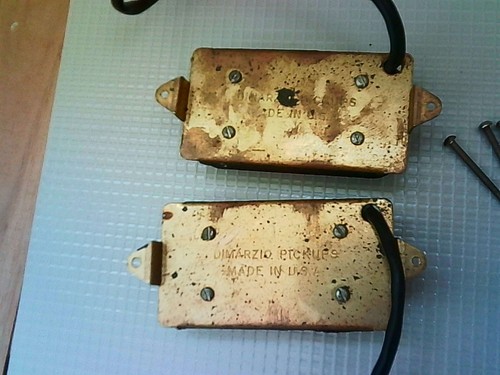 Vintage dimarzio pickups set - dimarzio,