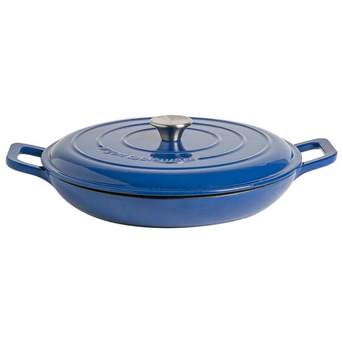 Cast iron shallow casserole - cast,
