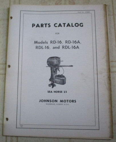 Johnson 16a rdl - rd-16, rd-16a